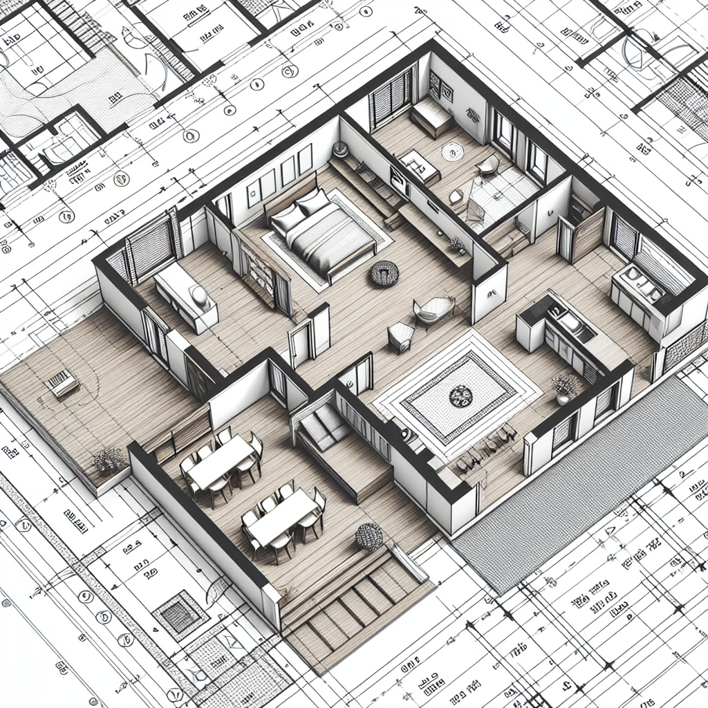 Floor Plan Generator - 3 Bedroom House Plan