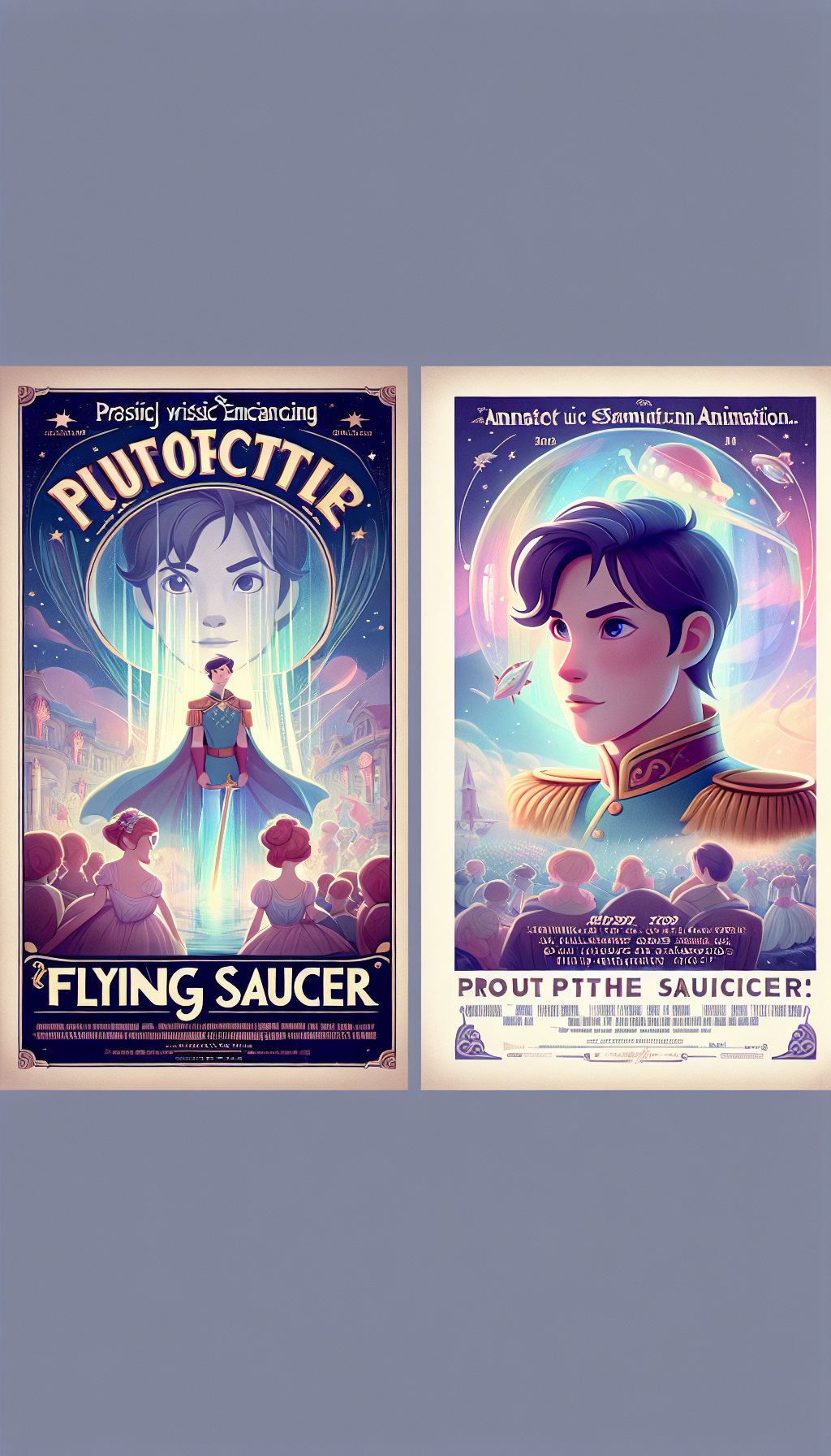 AI Disney Posters