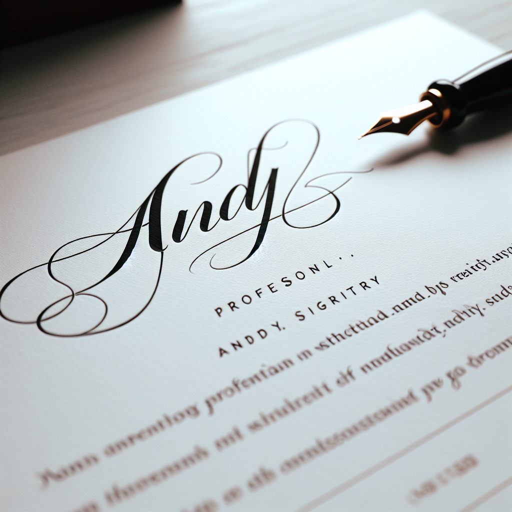 Handwritten Signature Generator