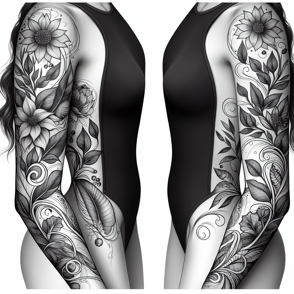 Pretty Women's Sleeve Tattoos